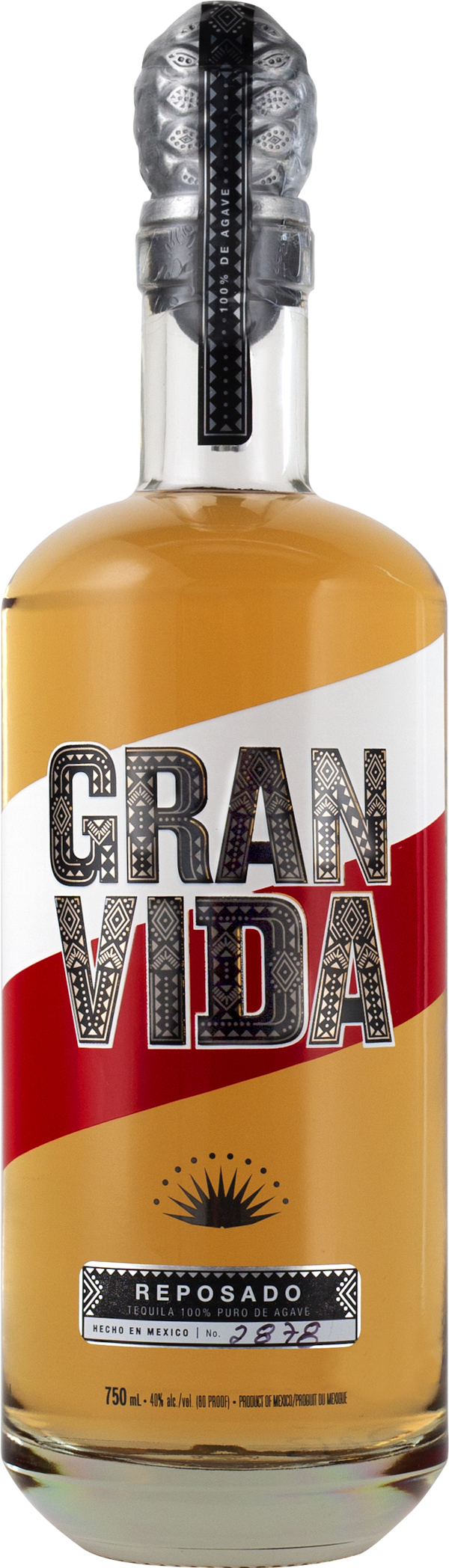 Gran Vida Reposado Tequila (Kosher) Bottle Hampton