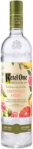 Ketel One Botanical Grapefruit & Rose Vodka - Bottle Hampton
