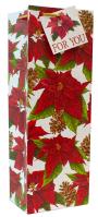 Glittering Poinsettia - Gift Bag 0