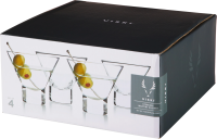 Viski Stemless Martini Glasses 7.5 oz