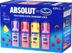 Absolut - Ocean Spray Variety 8-pack 355ml 0