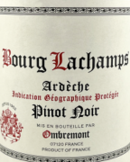 Bourg Lachamps Ardeche Pinot Noir