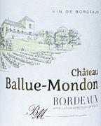 Chateau Ballue-Mondon Bordeaux Rouge 2019