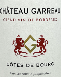 Chateau Garreau Grand Vind de Bordeaux Cotes de Bourg 2019