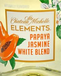 Chateau Ste Michelle Elements Papaya Jasmine White Blend