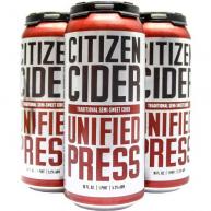 Citizen Cider Unified Press Apple Cider 4-Pack Cans 16 oz