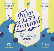 Fisher's Island Blueberry Wave 4-Pack Cans 12 oz