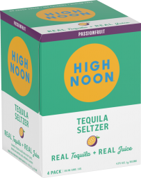 High Noon Passionfruit Tequila & Soda 4-pack Cans 12 oz