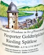 Kreuznacher Weinhaus - Piesporter Goldtropfchen Riesling Spatlese 0