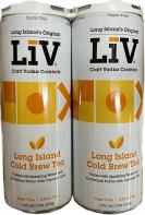 LiV Long Island Cold Brew Tea 4-Pack Cans 355ml