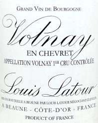 Louis Latour Volnay En Chevret Rouge 2017