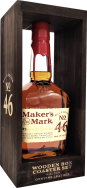Maker's Mark - 46 Bourbon Gift Set with 2 Leather Coasters