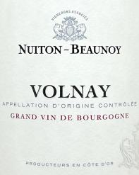 Nuiton Beaunoy Volnay Rouge 2019