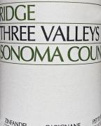 Ridge Vineyards - Three Valleys Red 2020