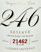 Vineyard Block Estate - Block 246 Paso Robles Reserve Cabernet 2018