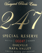 Vineyard Block Estate - Block 247 Oakville Special Reserve Cabernet Sauvignon 2019